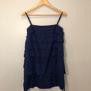 LOFT Royal Blue Flapper Style Dress